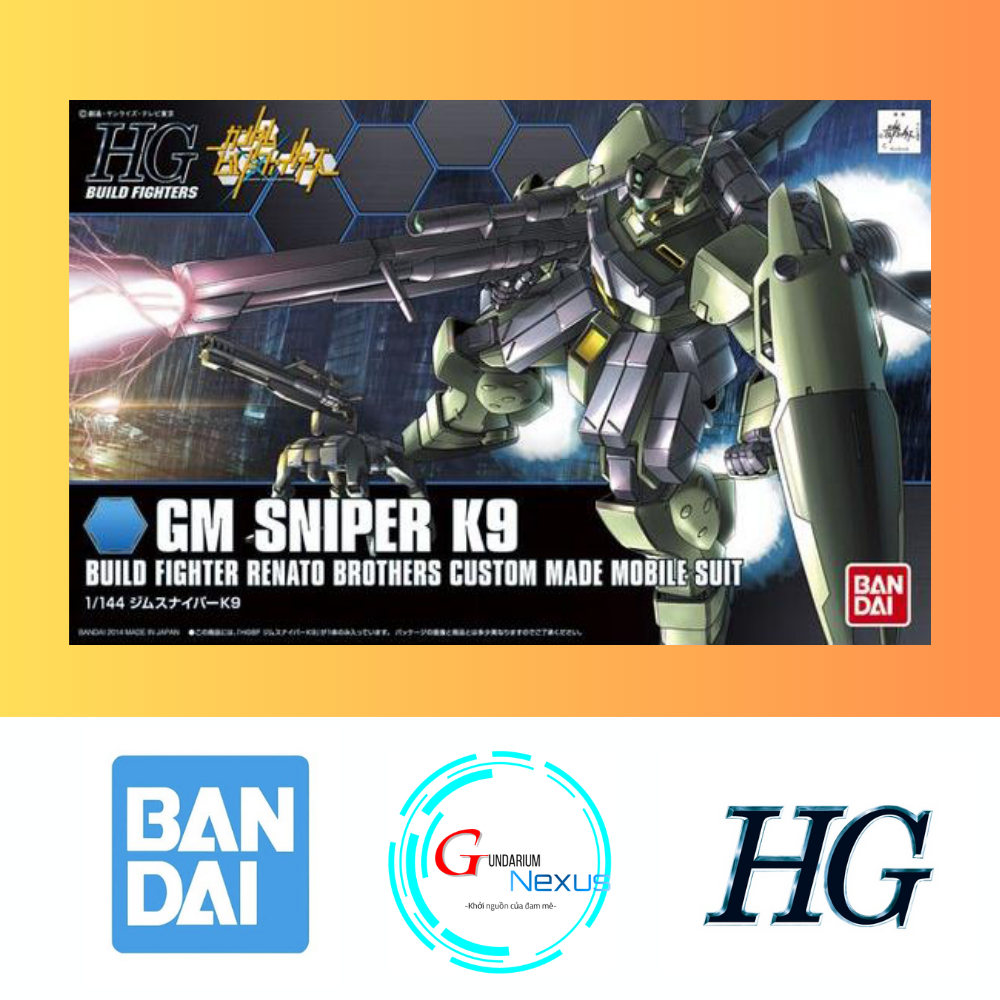 Mô Hình Lắp Ráp HG 1/144 - GM SNIPER K9 chính hãng Bandai