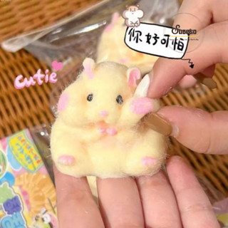 Hamster Squishy Fidget Siêu Mềm Chậm Đàn Hồi – Đồ Chơi Bóp Xả Stress Dễ Thương, Decor Bàn Học Siêu Xinh SUCESO