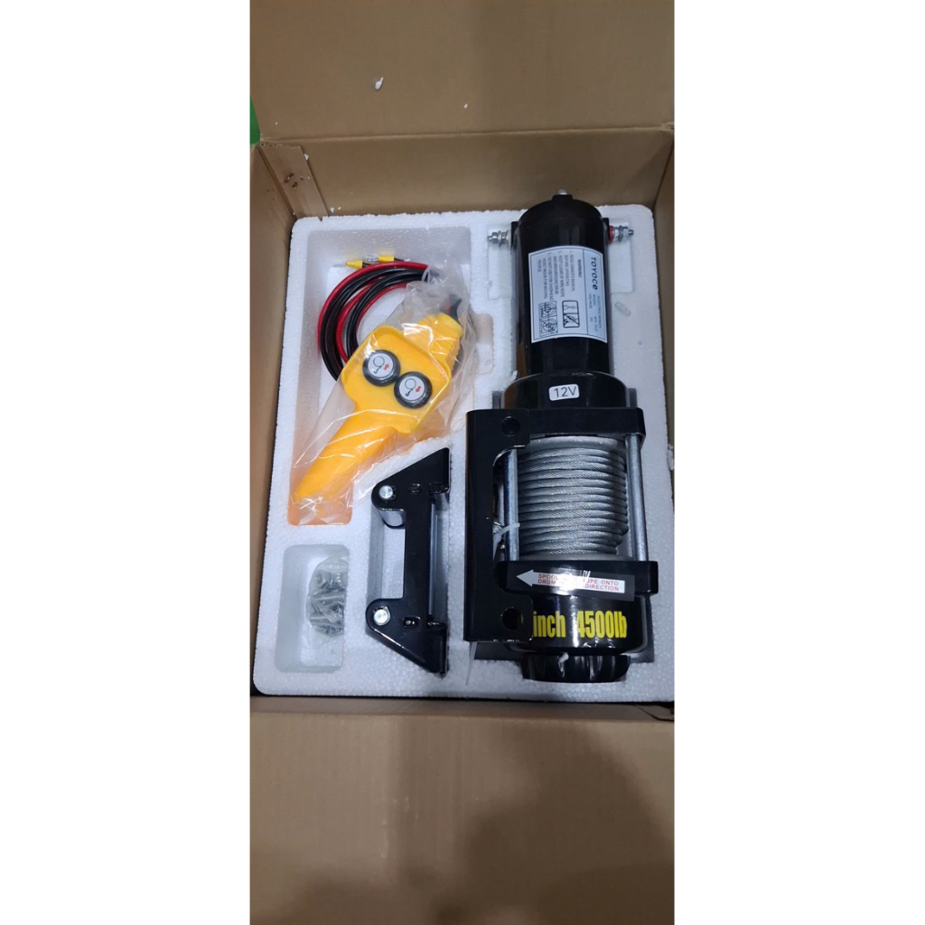 Tời Bình Điện 12V 4500LBS(2043kg)