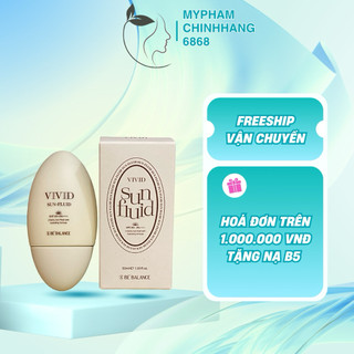  {Hàng Sẵn} Kem chống nắng Vivid Sun Fluid Be Balance mẫu mới nhất 