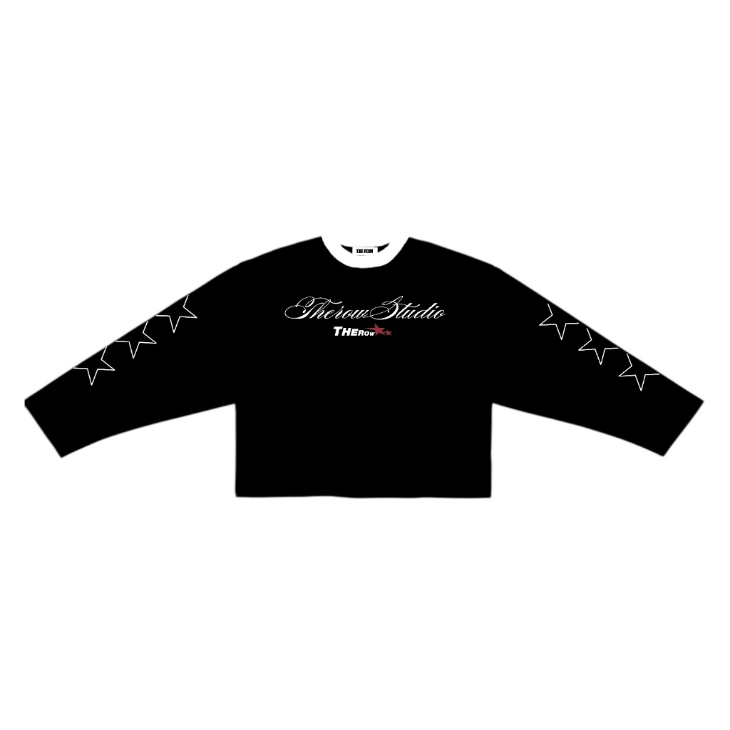 [Ver6] THEROW Áo Thun Tay Dài Long Sleeve Boxy 250gsm Form Rộng Cổ Tròn "STAR" Unisex Nam Nữ Phong Cách Basic Thoải Mái | BigBuy360 - bigbuy360.vn