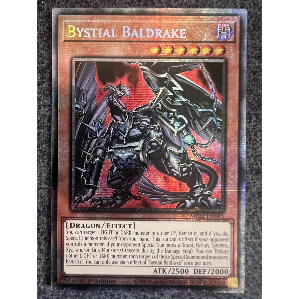 Thẻ bài YUGIOH - TCG - Bystial Baldrake - MP25-EN045 - Starlight Rare - Effect Monster