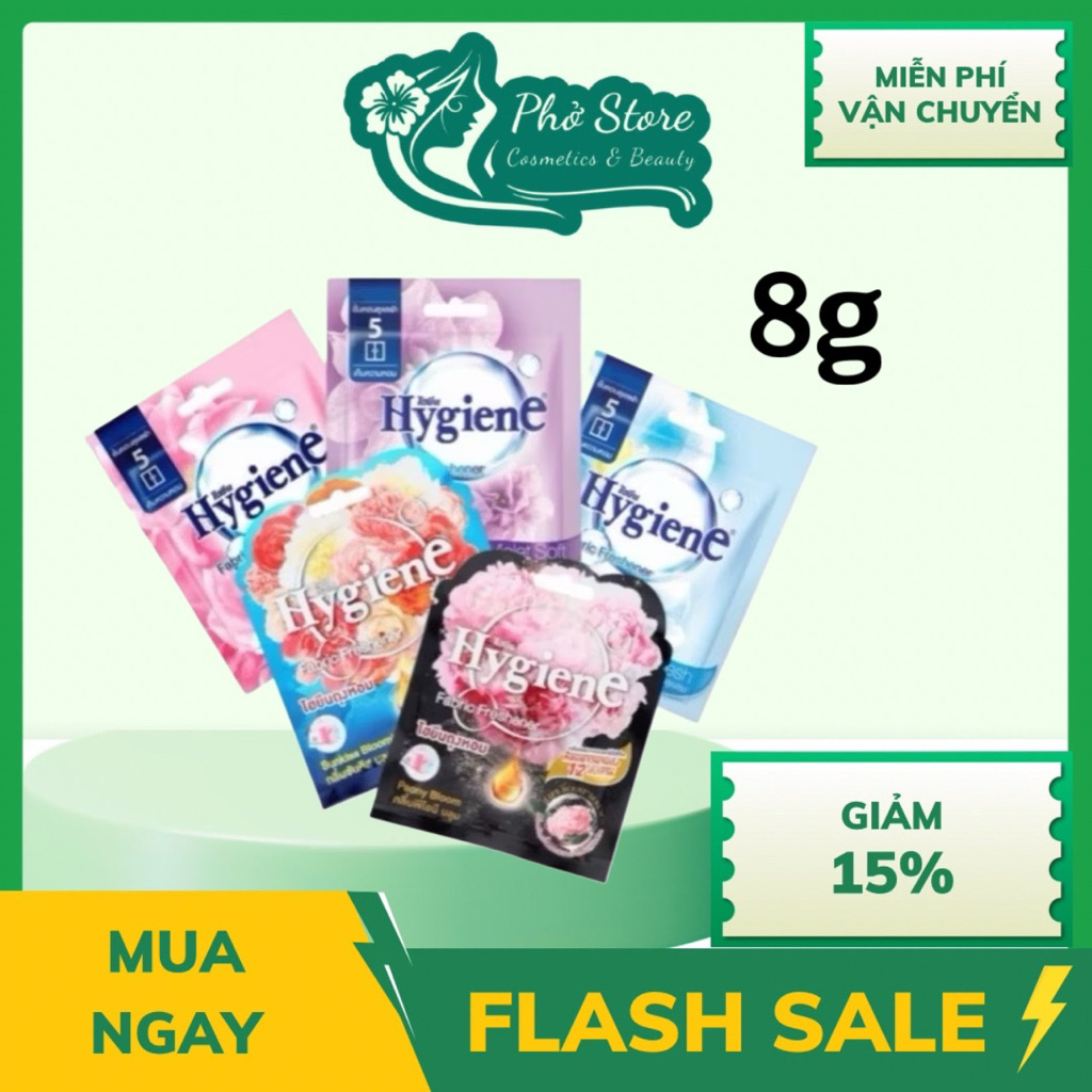 Túi Thơm Hygiene, túi thơm để tủ quần áo, túi thơm phòng 8g