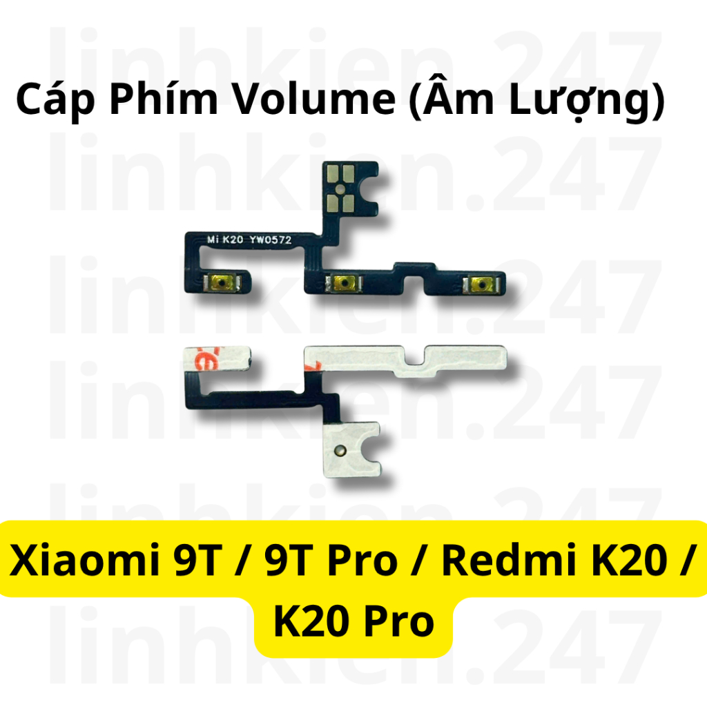 Phím Nguồn Âm Lượng Xiaomi 9T / 9T Pro / K20 / K20 Pro – Nút Bấm Main Zin – Linh Kiện 247