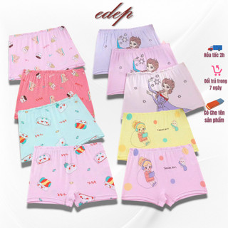  Combo 3 Quần Bé Gái Em Bé Họa Tiết Cute Dễ Thương Chất Cotton Co Giãn 4 Chiều Thấm Hút Cao Cấp EDEP 0546 