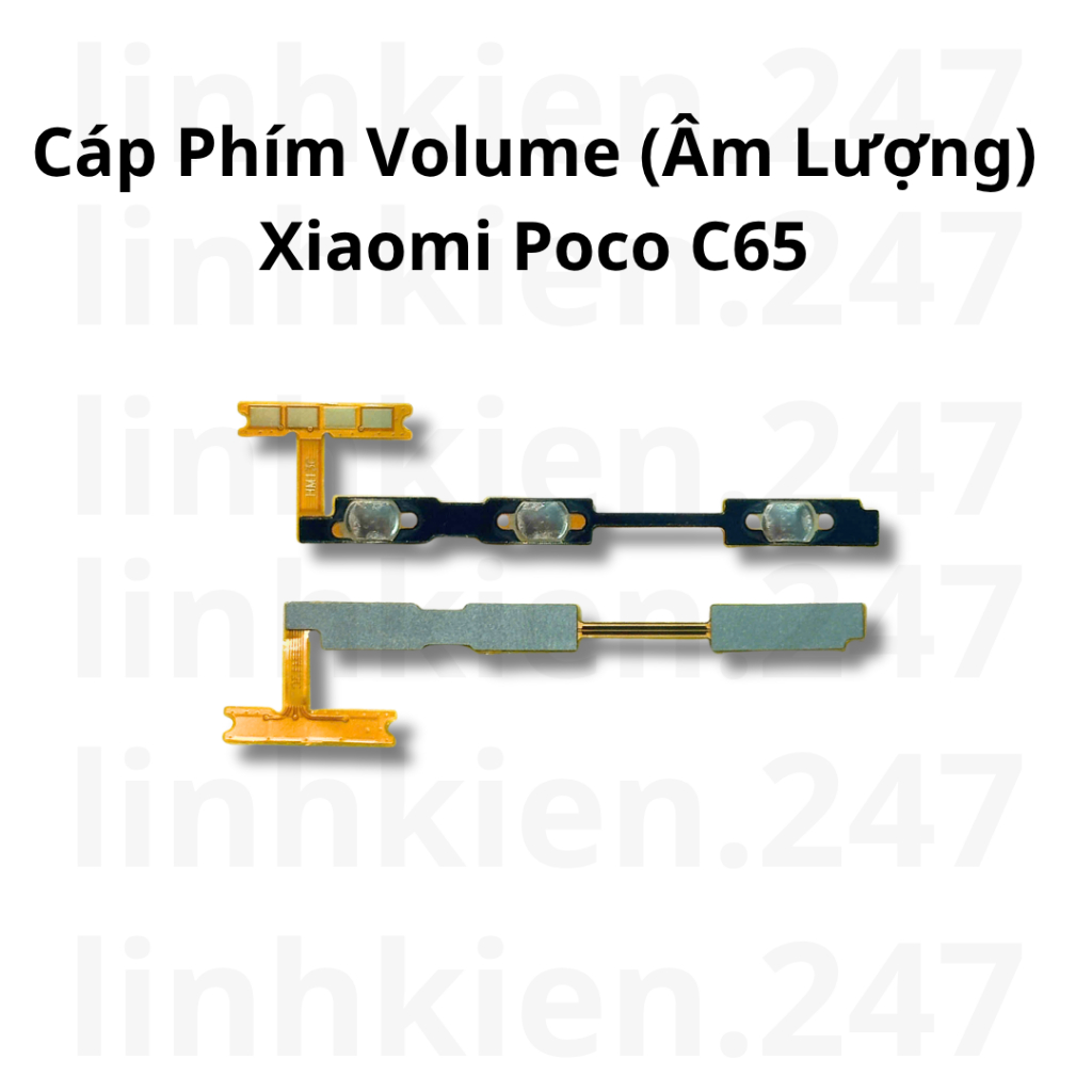 Phím Nguồn Âm Lượng Xiaomi Poco C65 – Nút Bấm Main Zin – Linh Kiện 247