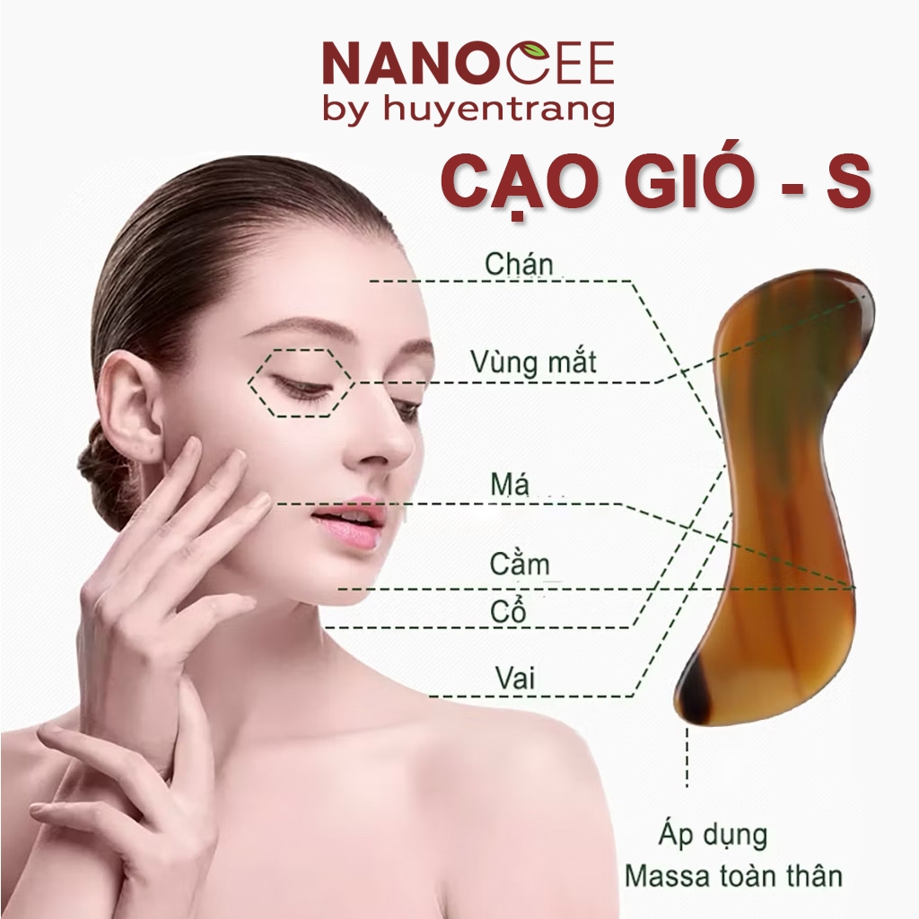 Cạo gió hình chữ S masssage, chăm sóc da toàn thân - MH802