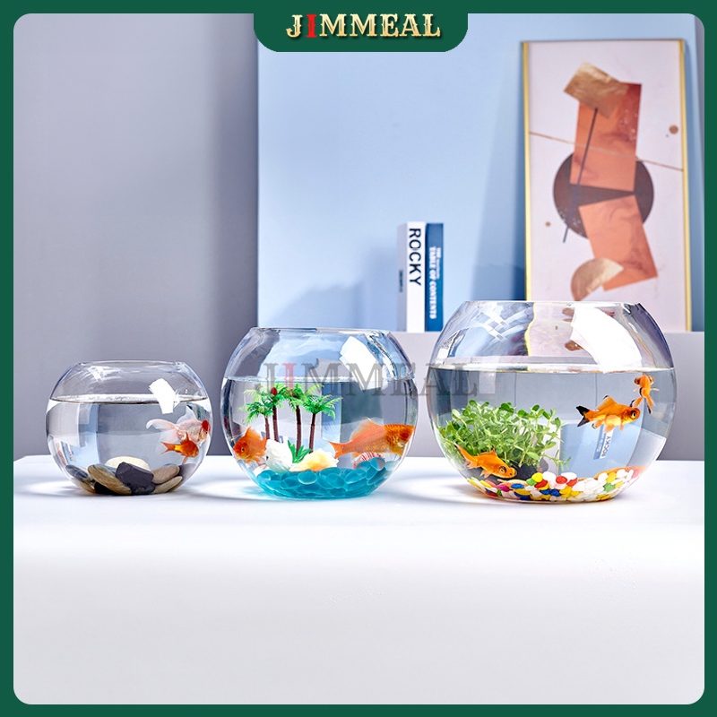 [Bao Vỡ] Bể Cá Mini, Bình Thủy Tinh Nuôi Cá Cảnh, Trồng Cây Thủy Sinh, Cắm Hoa, Tiểu Cảnh JIMMEAL