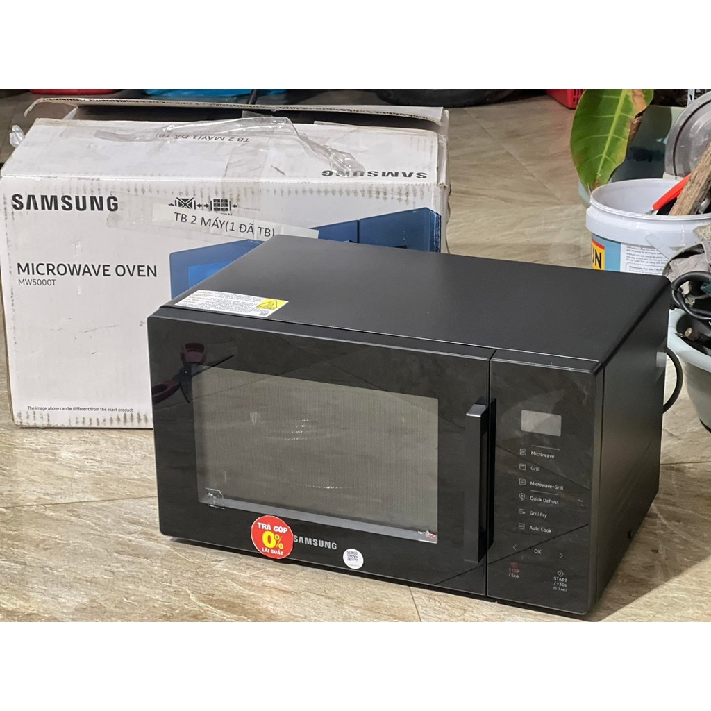 Lò vi sóng có nướng Samsung MG23T5018CK/SV 23 Lít sản xuất MAILAYSIA (HÀNG TRƯNG BÀY, bảo hành 12 th