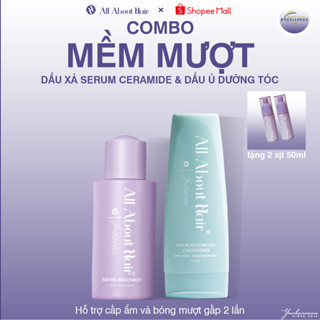  Combo 2SP  Tinh Dầu Ủ & Dầu Xả  AAH All About Hair Oil dưỡng ẩm sâu cho tóc giúp tóc chắc khoẻ 