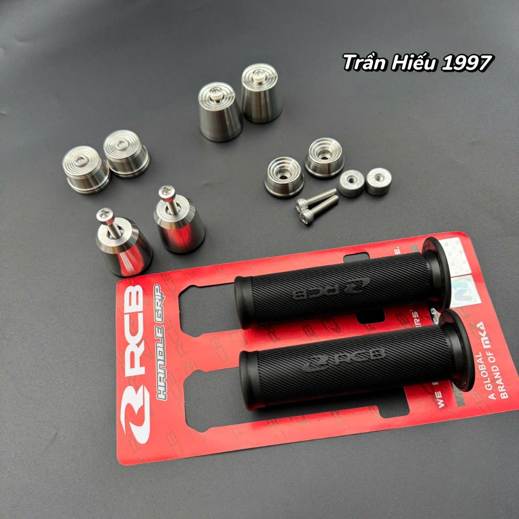 Bao tay Rcb HG66 kèm gù inox salaya 304 cho Ex135-150, Wave 100-110, Future Dream, Sirius Rc