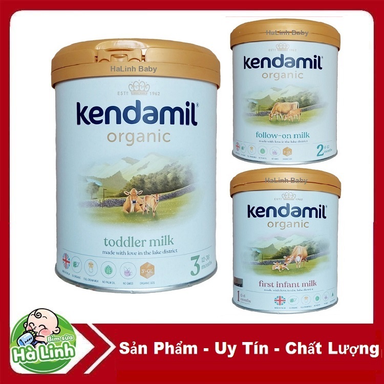 Sữa Bột Kendamil Organic Đủ Số 1/2/3 800g [HSD 2027].....