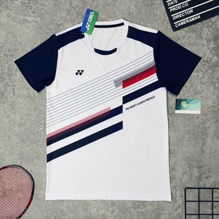  Áo Cầu Lông Yonex Thể Thao 2025 Áo Yonex Trắng Nam Nữ Vải Xịn Thấm Hút Co Giãn Tốt 