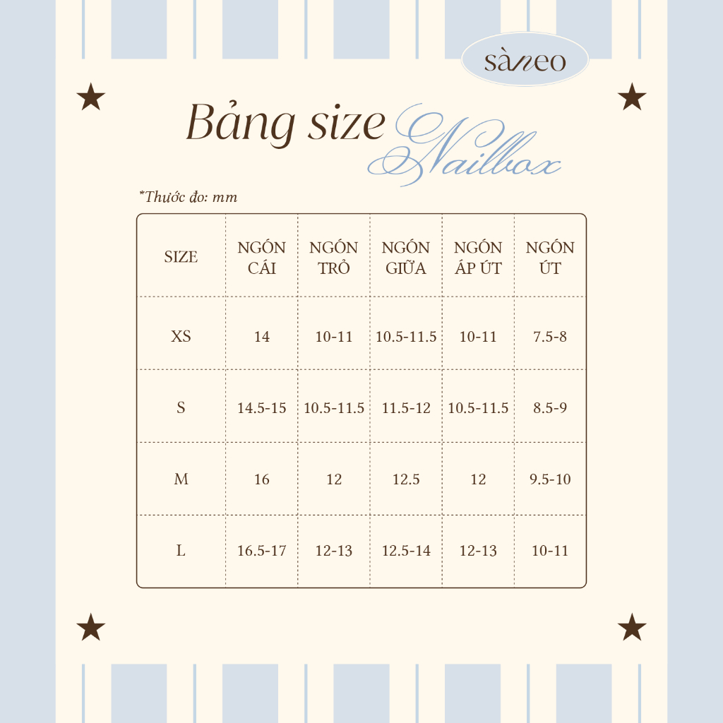 Nailbox chấm bi mắt mèo SÀNEO Nailbox - Móng giả form ngắn màu nâu mocha sang chảnh MM01 | BigBuy360 - bigbuy360.vn