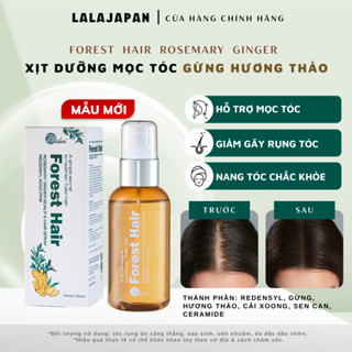 Xịt mọc tóc FOREST HAIR Gừng Hương Thảo Redensyl hỗ trợ mọc tóc, ngăn tóc rụng, dưỡng nang tóc chắc khoẻ