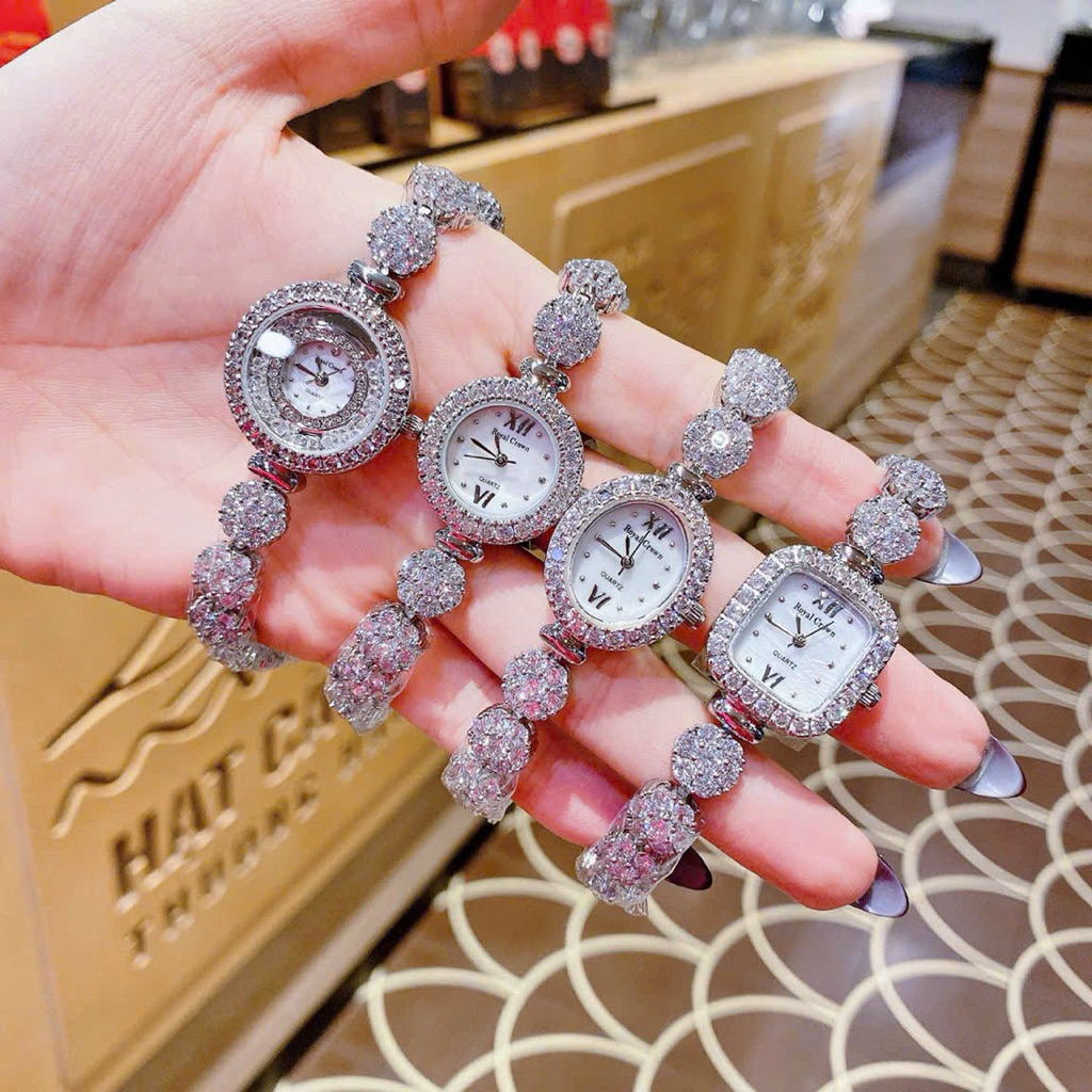 [Chính Hãng 100%] Đồng Hồ Nữ Royal Crown 9241, 5588, 9232, 2033, 242, 9210, 9248 Máy Quartz (Pin) Kí