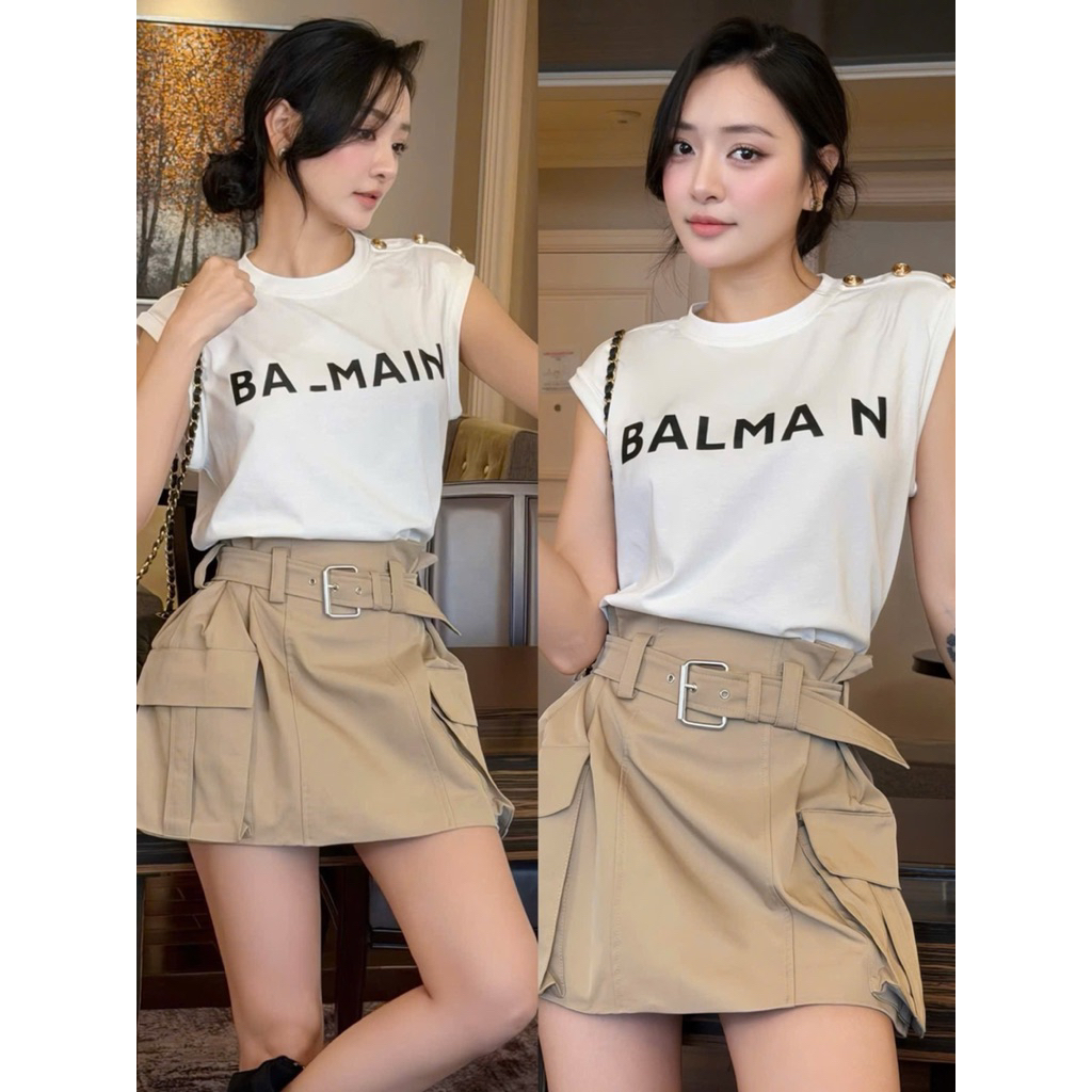 [Chouchou Clothing] SET ÁO BALMAIN 1479