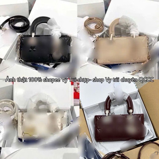  Túi đô dáng ngang tag vàng hồng size 17-22cm kèm dây da đeo chéo siêu xinh tặng khăn 