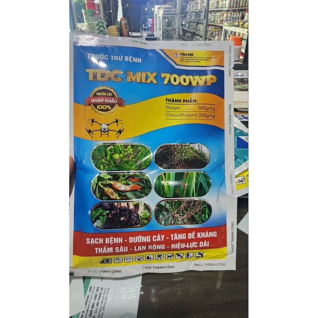 thuốc trừ bệnh mix 700wp 100gam.