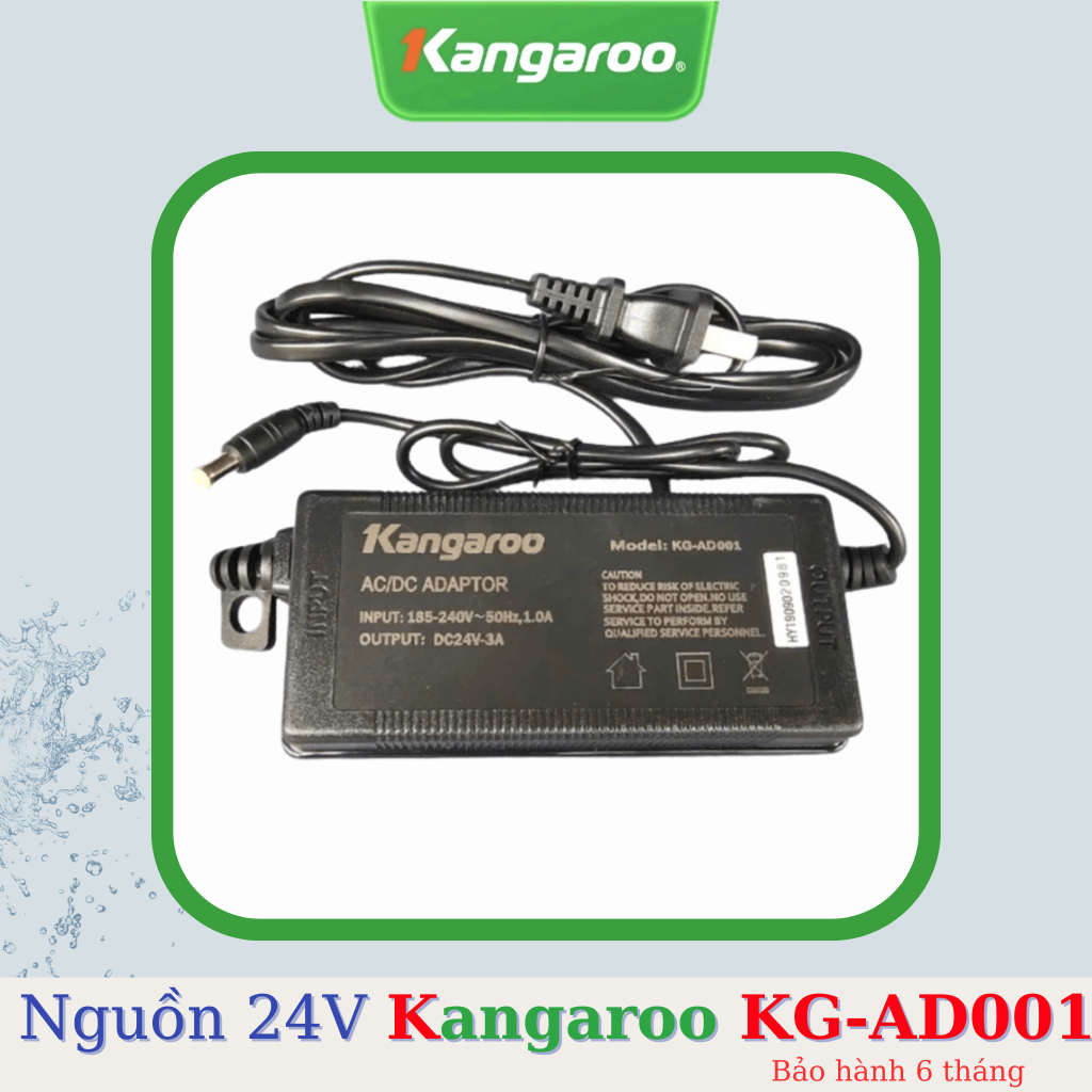 Adapter Nguồn Máy Lọc Nước Kangaroo 24V 3A KG-AD001