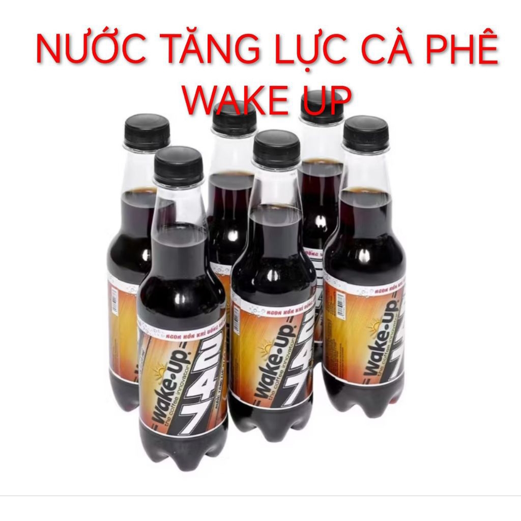 LỐC 6 CHAI NƯỚC TĂNG LỰC CÀ PHÊ WAKE UP 247