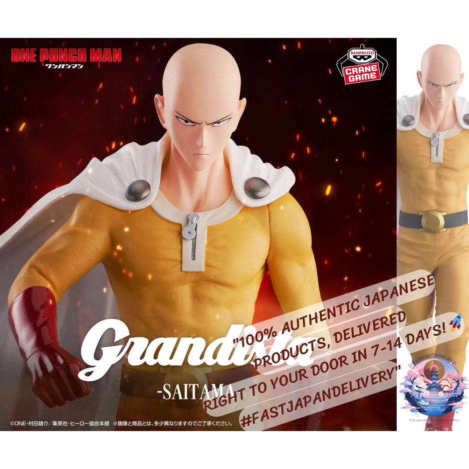 [BANPRESTO]💥 One-Punch Man – Grandista Figure: Saitama ⚡