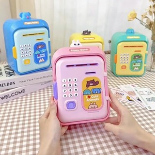Đồ Chơi Két sắt mini thông minh mở bằng mật khẩu vân tay mô phỏng gương mặt cỡ lớn,két sắt cho bé