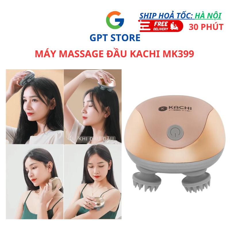 Máy Massage Đầu Không Dây Kachi MK399 - Bảo Hành 12 Tháng