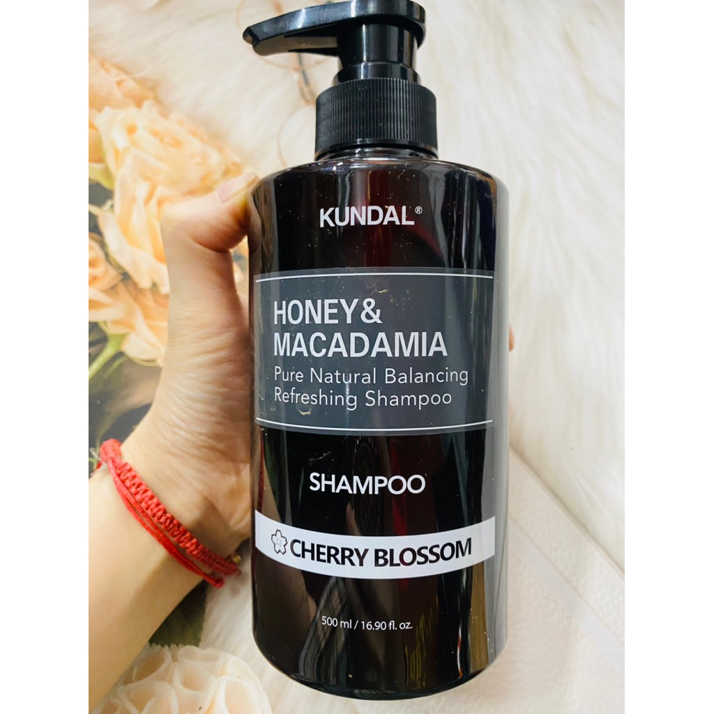 Dầu gội Kundal Honey & Macadamia Shampoo Cherry Blossom