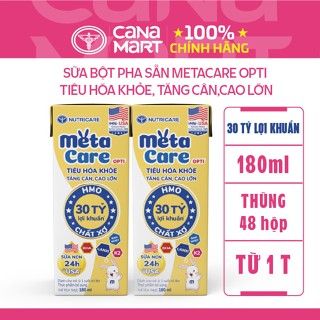 Sữa công thức dinh dưỡng Nutricare Metacare Opti tiêu hóa khỏe, tăng cân, cao lớn