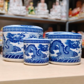 Bát nhang sứ bát tràng cao 10,5cm