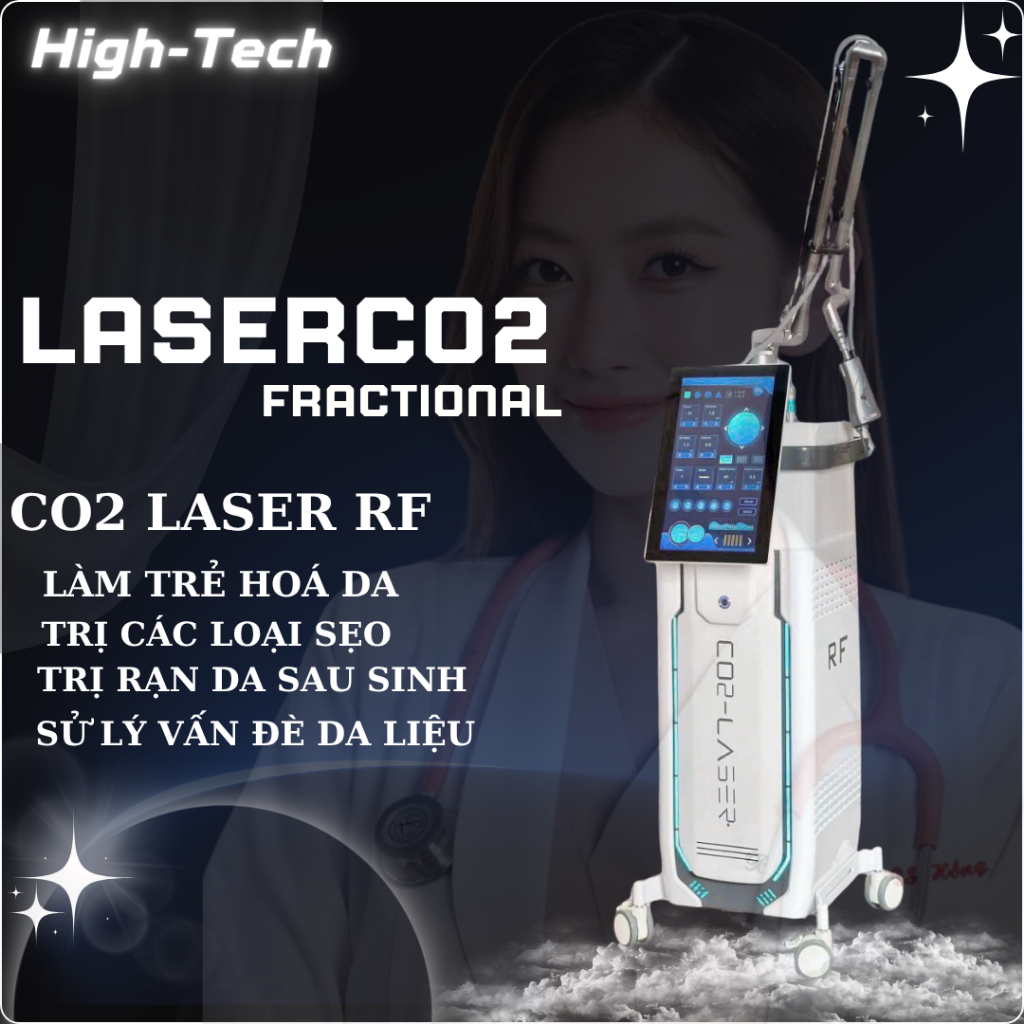 Máy Laser CO2 fractional Laser CO2 fractional Công Nghệ Mới 2025