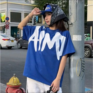 Áo thun tay lỡ unisex nam nữ AIMEE, Áo phông unisex form rộng