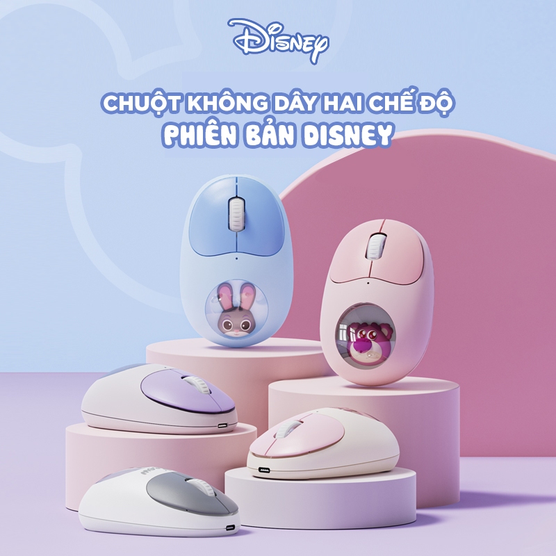 Chuột không dây Bluetooth QS-MS02 Chế độ kép Kết nối ổn định Chống mồ hôi Thoải mái Cảm giác hoa văn dễ thương máy tính | BigBuy360 - bigbuy360.vn