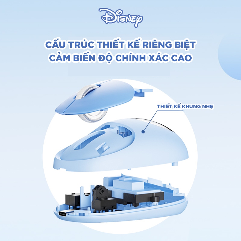 Chuột không dây Bluetooth QS-MS02 Chế độ kép Kết nối ổn định Chống mồ hôi Thoải mái Cảm giác hoa văn dễ thương máy tính | BigBuy360 - bigbuy360.vn