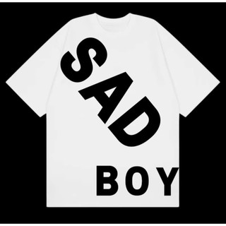Áo thun tay lỡ unisex form rộng SADBOY, Áo phông nam nữ ulzzang