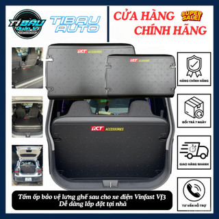 Tấm ốp lưng ghế sau xe Vinfast Vf3 - Chống trầy xước chống nước chịu lực tốt bảo vệ da ghế - Phụ kiện xe điện Vinfast