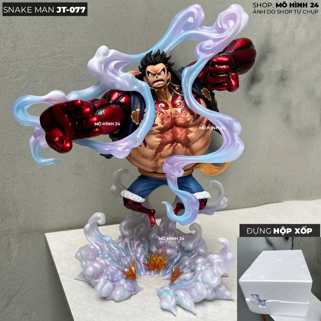 [CÓ SẴN] Mô hình Luffy Snake Man JT-077 One Piece snakerman JT 077 GEAR 4 GEAR FOUTH JT STUDIO snake