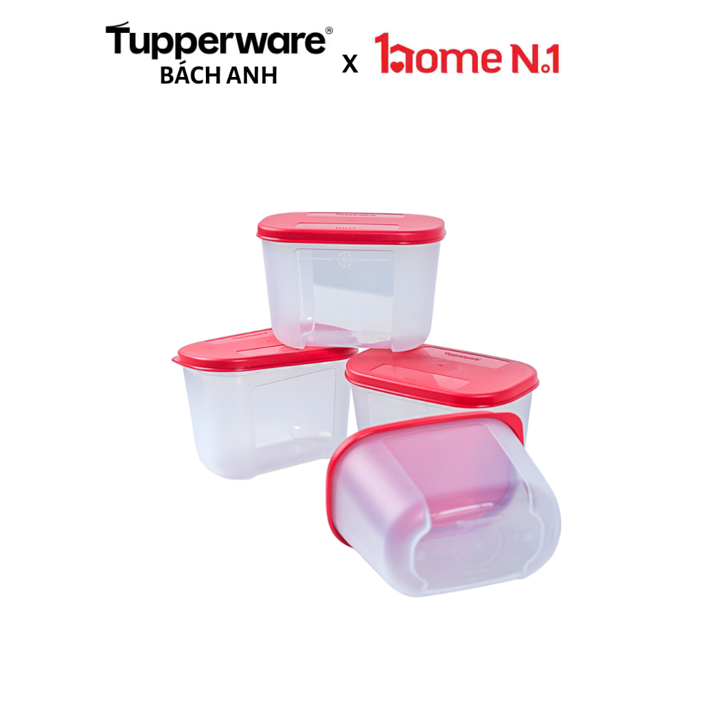 Bộ hộp trữ đông Tupperware Mini Freezermate 290ml Set 4 - Bảo hành trọn đời - Nhựa nguyên sinh