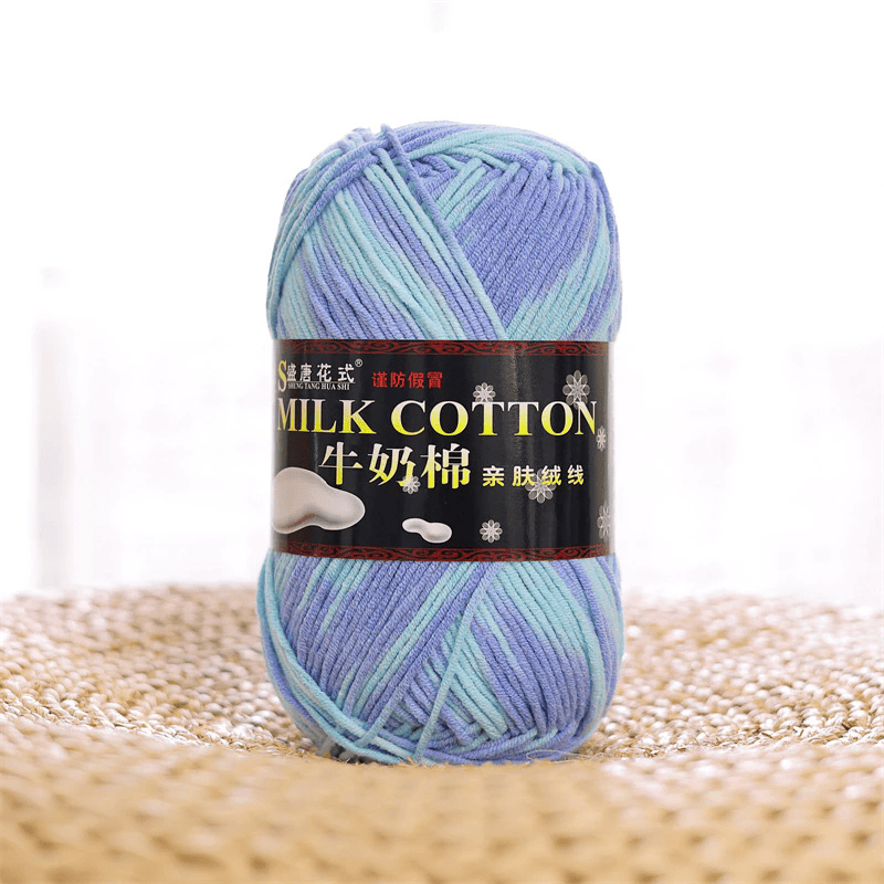 Len Milk Cotton Loang Cuộn To 125gr