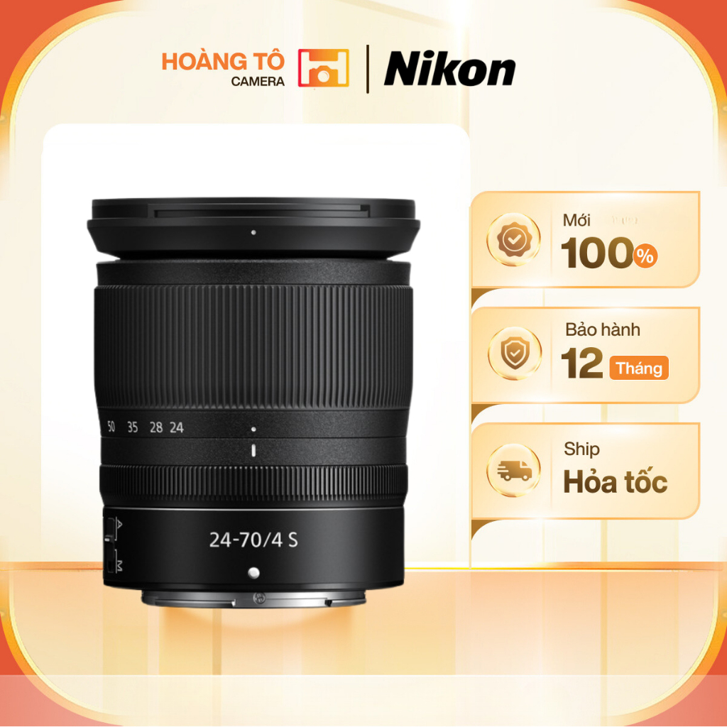 Ống kính Nikon Z 24-70mm F4 S | Mới 100%