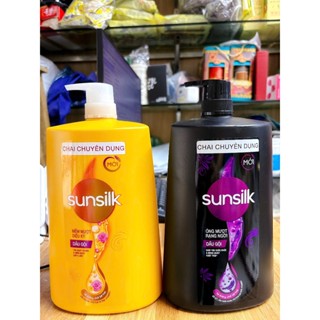  Dầu Gội Sunsilk Chuyên Dụng 1.4kg  Vàng Mềm Mượt Đen Óng Mượt Rạng Ngời  