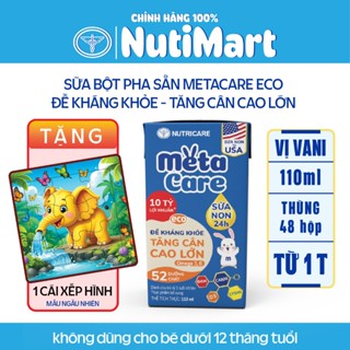  Sữa công thức pha sẵn Metacare Eco Nutricare tăng cân phát triển toàn diện cho bé 