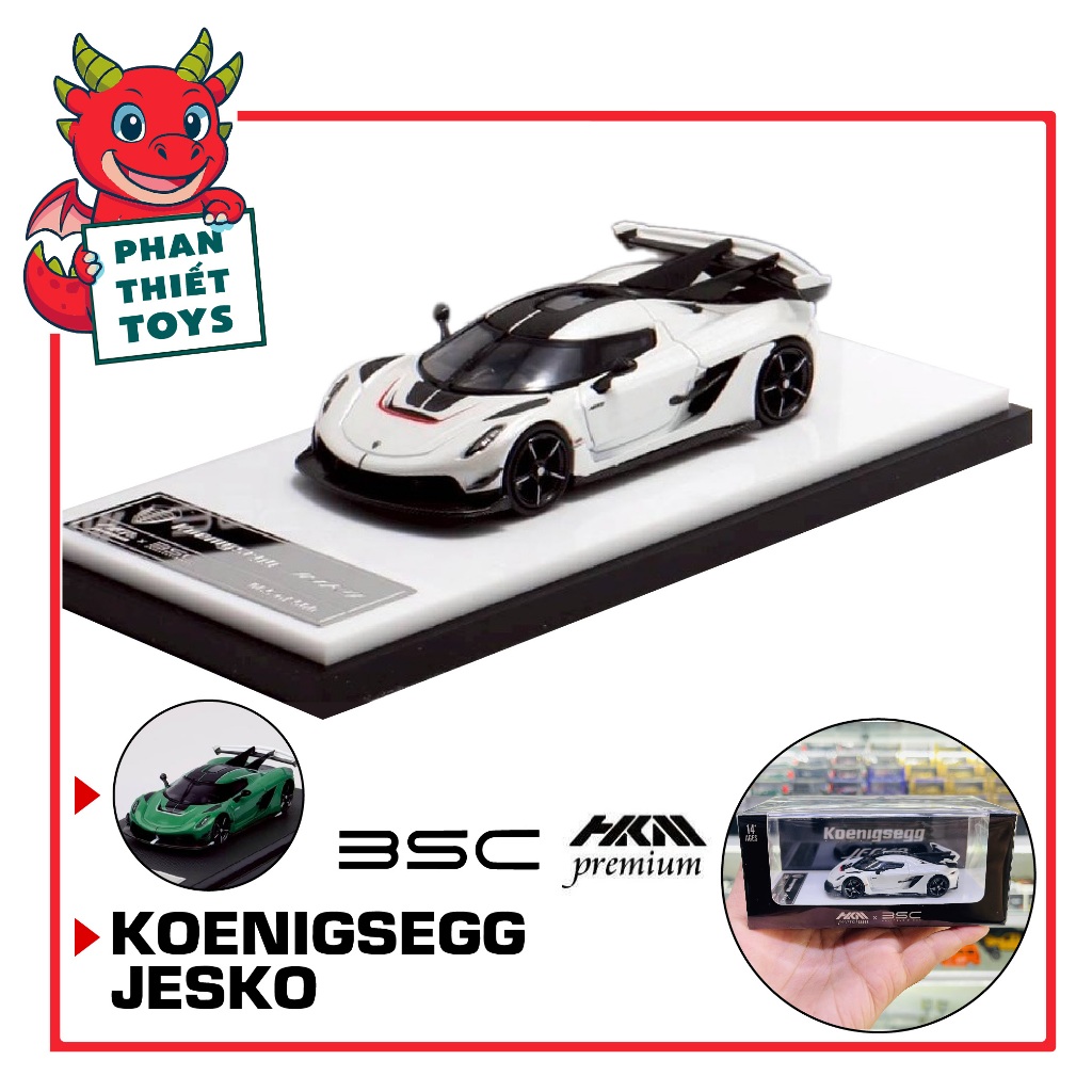 Mô hình xe Koenigsegg Jesko classic supercar tỉ lệ 1:64 HKM & BSC OT64480