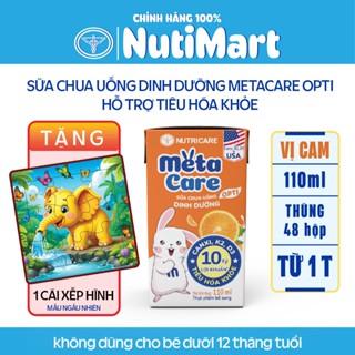  Sữa chua công thức pha sẵn dinh dưỡng Metacare Nutricare 10 tỷ lợi khuẩn 110ml 