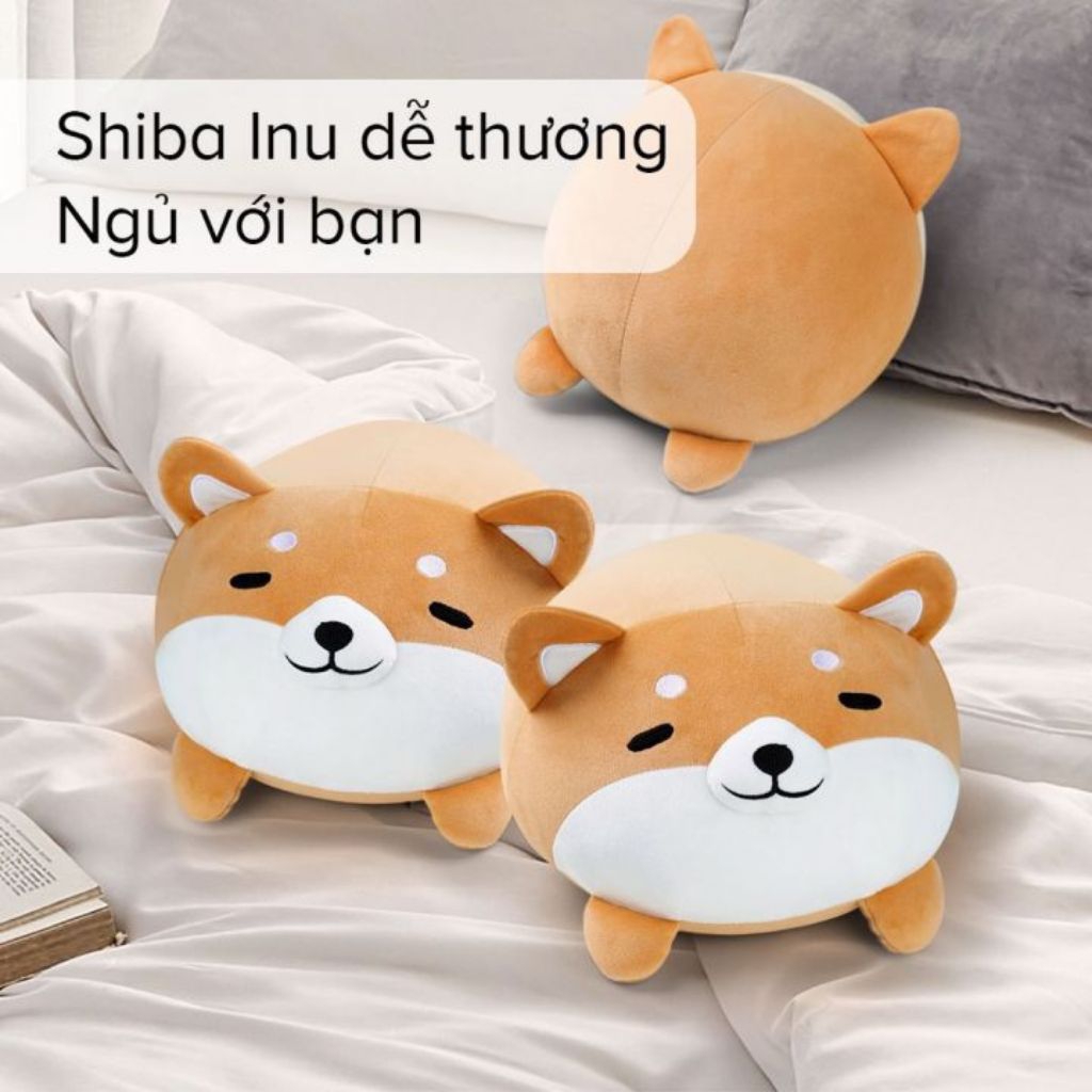 Shiba mập tròn chất  miniso mềm mịn 40cm