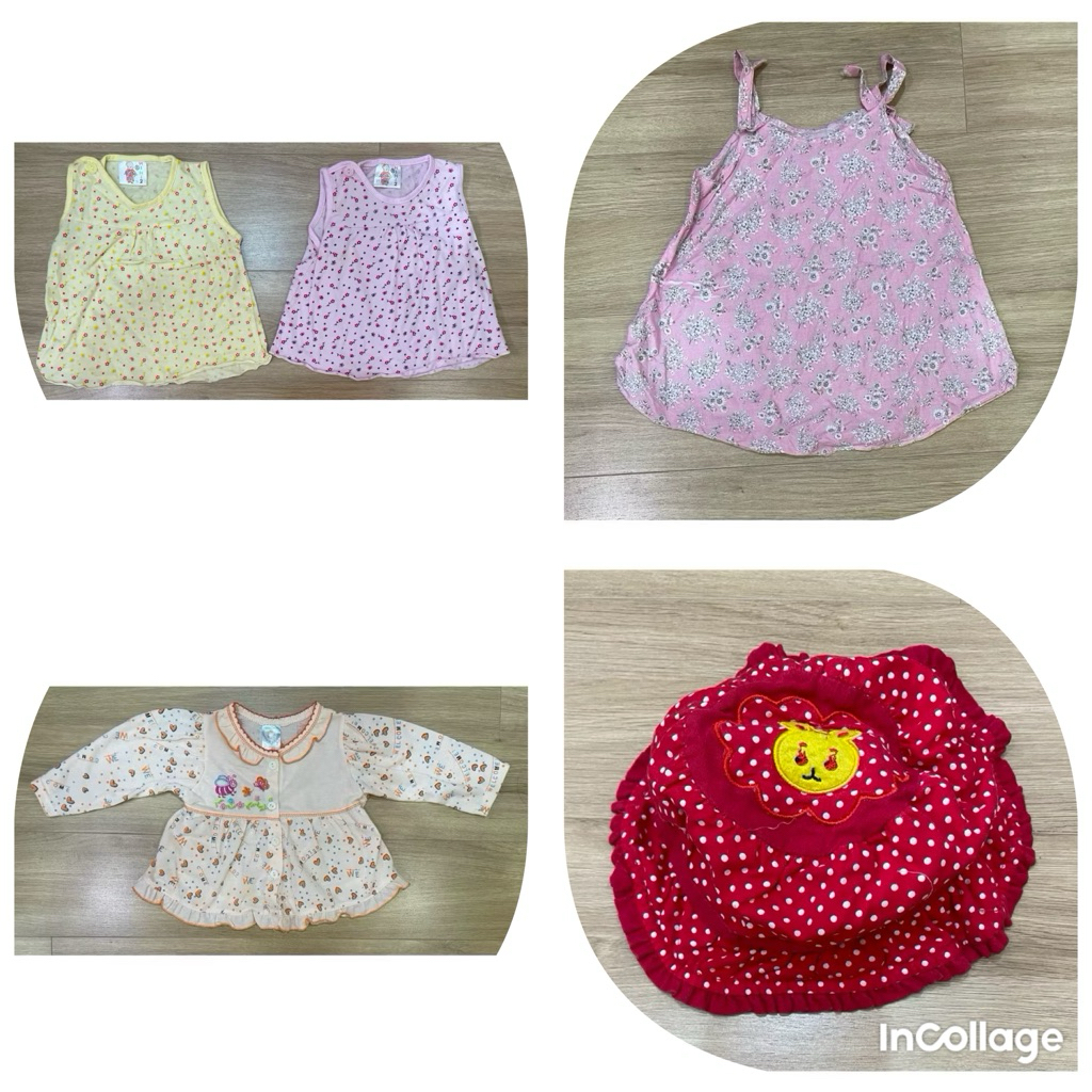 Combo 4 Áo+mũ bé 1-2 tuổi