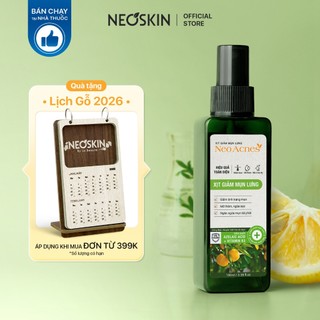  Xịt giảm mụn lưng giảm viêm nang lông Neoacnes sạch mụn mờ thâm giảm viêm 100ml 