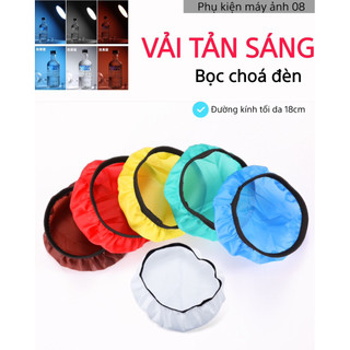 Vải Tản Sáng 8 Màu Dùng Cho Chóa Đèn Studio Tấm Vải Che Ánh Sáng Chụp Ảnh Tấm Phủ Khuếch Tán Mềm