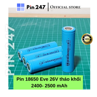  Pin 18650 EVE 26V hàng tháo khối dung lượng 2500mah xả 5C 